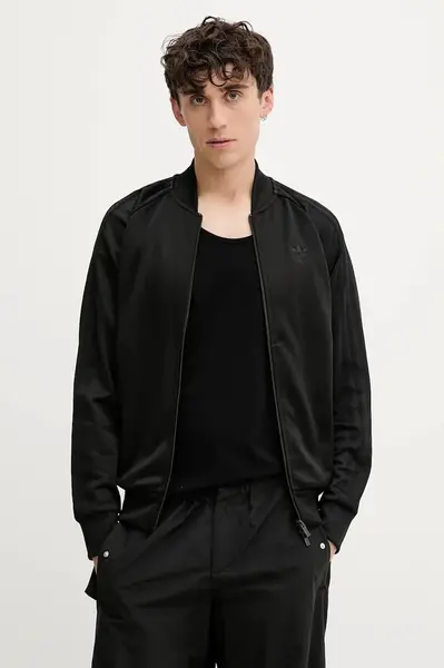 Mikina adidas Originals Sst Tt pánská, černá barva, s aplikací, JY1290