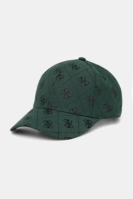Kšiltovka Guess JACQUARD zelená barva, vzorovaná, M5GZ18 WGUE0