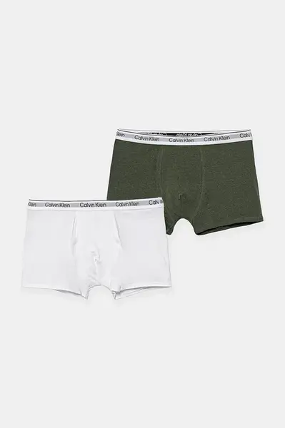 Dětské boxerky Calvin Klein Underwear 2-pack bílá barva, B70B700506