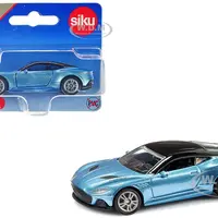 Aston Martin DBS Superleggera Blue Metallic with Black Top Diecast Model Car by Siku