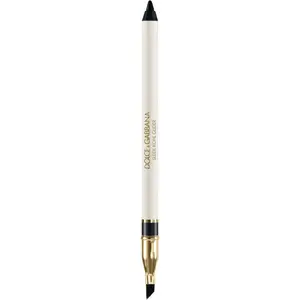 Dolce&Gabbana Classic Sleek Kohl Glider ceruzka na oči so štetčekom odtieň 01 Total Black - True Black 1.2 g