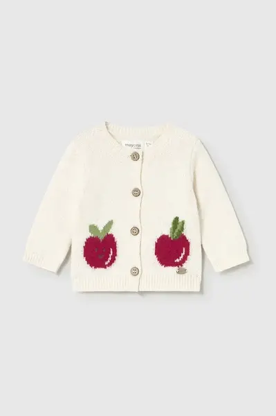 Kojenecký kardigan Mayoral Newborn béžová barva, 2332