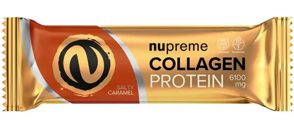 NUPREME Proteinová tyčinka s kolagenem slaný karamel 50 g