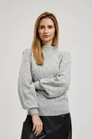 Marisse Sweater With Puffy Sleeves