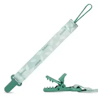 Baboo Textile Soother Holder spona na cumlík Peachy Keen 1 ks