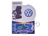 1952 Volkswagen Split Window Beetle 1193 "Falken Tire" Blue and Green "Club Vee-Dub" Series 20 1/64 Diecast Model Car by Greenlight
