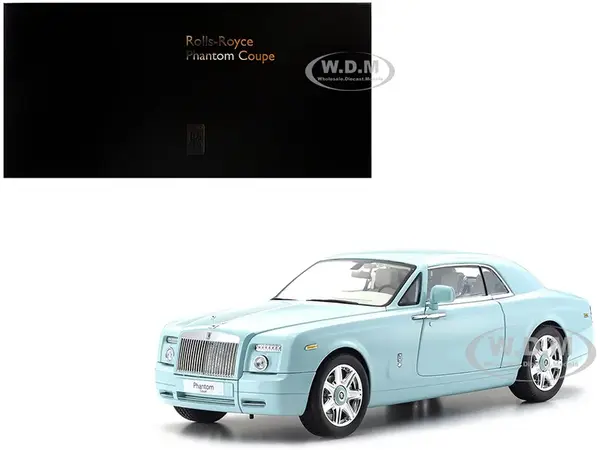 Rolls Royce Phantom Coupe Turquoise 1/18 Diecast Model Car by Kyosho