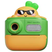 WOWKIDS K64 Kids Instant Print Camera 48MP Front & Rear Dual Cameras - Green Carrot