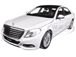 Mercedes Benz S Class with Sunroof White "NEX Models" 1/24 Diecast Model Car by Welly