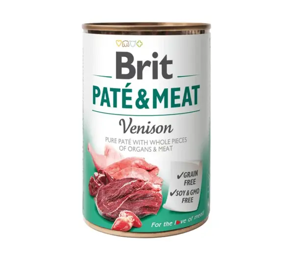 Brit konzerva Paté & Meat Venison 400 g