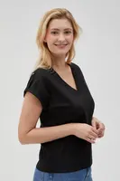 Marisse Women's T-Shirt L-Ts-4621 Black