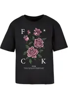 Women's T-Shirt F*cking Roses Black