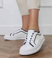 Gemre Biele dámske tenisky na platforme Salis