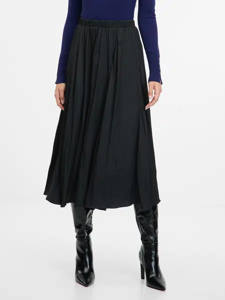 Black women's midi skirt ORSAY - Women's