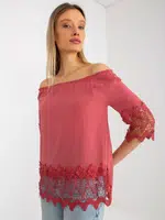 Blouse-LK-BZ-506188.32X-dark pink