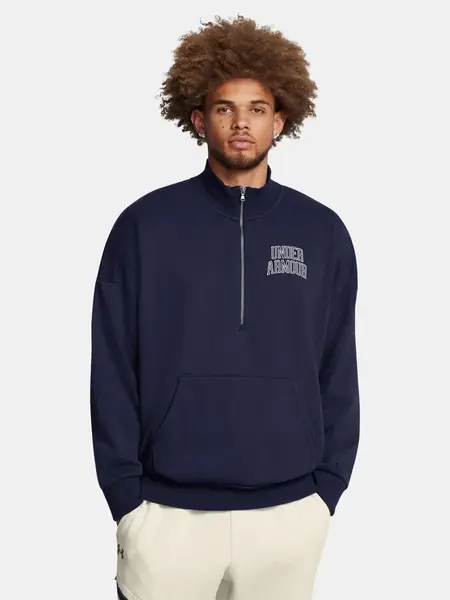 Under Armour Men's sweatshirt UA Icon HWT Terry OS 1/2 Zip - Men's