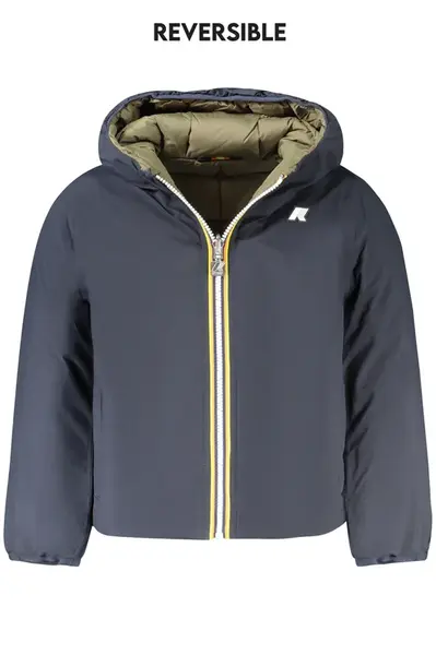 Obojstranná detská bunda K-WAY modrá