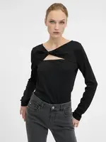 Black women's long-sleeved T-shirt ORSAY - Women's