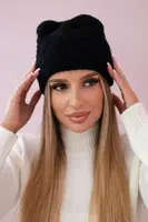 marka niezdefiniowana Dámska čiapka Majka K376 čierna