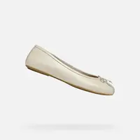 Cream women's ballet flats Geox Palmaria - Women's