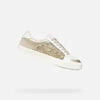 White women's sneakers Geox Emmeleny - Women's