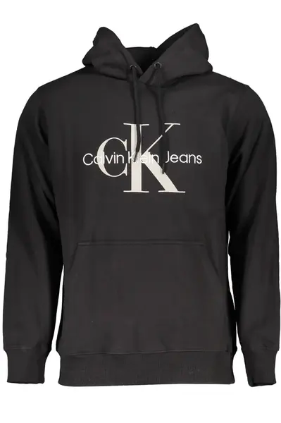 Čierna mikina Calvin Klein bez zipsu