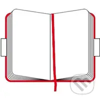 Moleskine - stredný čistý zápisník (červený)