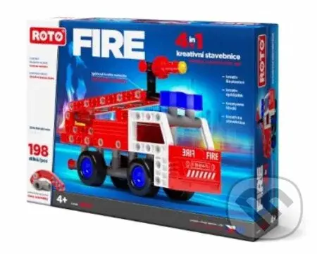 ROTO 4v1 FIRE, 198 dílků - hra z kategorie Stavebnice