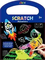 Škrabací kniha aktivit - Dobrodružství - hra z kategorie Vzdělávací hry