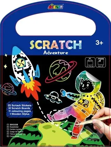 Škrabací kniha aktivit - Dobrodružství - hra z kategorie Vzdělávací hry