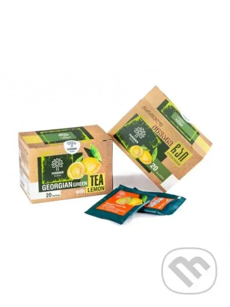 MANNA gruzínský Zelený čaj s citrónem porcovaný 20ks