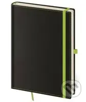 Zápisník Black Green L linkovaný
