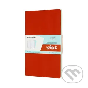 Moleskine - sada 2 zápisníkov Volant (oranžový a modrý)