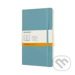 Moleskine - svetlomodrý zápisník (stredný, linajkovaný)