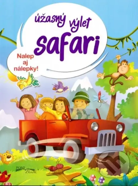 Úžasný výlet safari - kniha z kategorie Samolepky