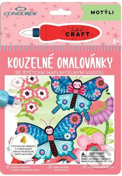 Kouzelné omalovánky - Motýli - kniha z kategorie Omalovánky