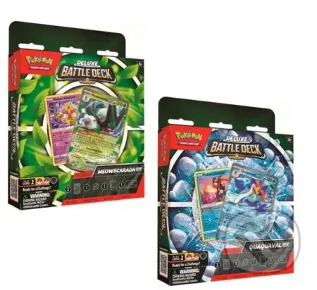 Pokémon TCG: Deluxe Battle Deck - Meowscarada ex / Quaquaval ex - hra z kategorie Karty