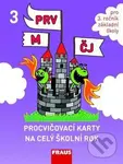 Procvičovací karty na celý školní rok 3 (Český jazyk, matematika, prvouka)