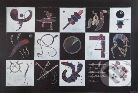 Kandinsky - Quinze, 1959 - puzzle z kategorie Umělecké