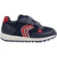 Geox J ALBEN Chlapecká volnočasová obuv, tmavě modrá, velikost