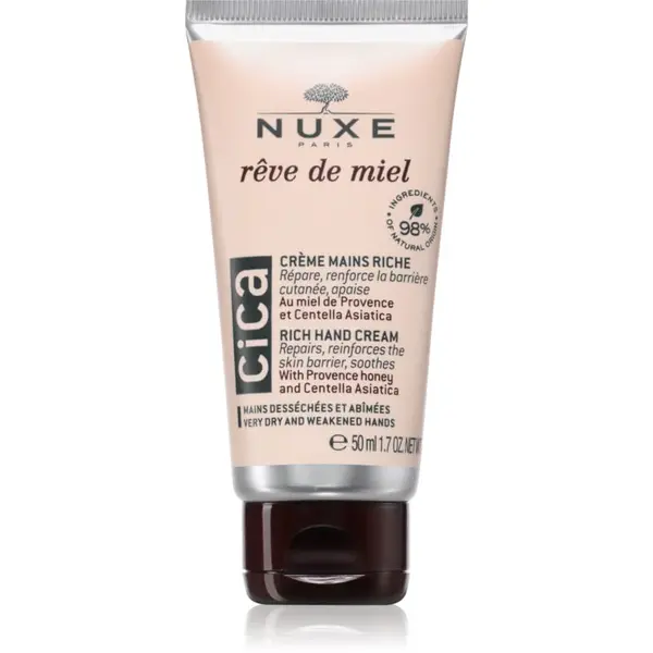 Nuxe Rêve de Miel Cica Rich Hand Cream vyživující krém na ruce 50 ml