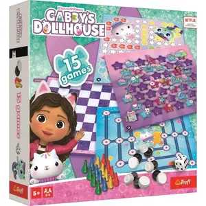 Trefl Gabby's Dollhouse Sada 15 společenských her
