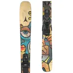 Atomic BENT CHETLER MINI + M 10 GW Detské zjazdové lyže, béžová, veľkosť