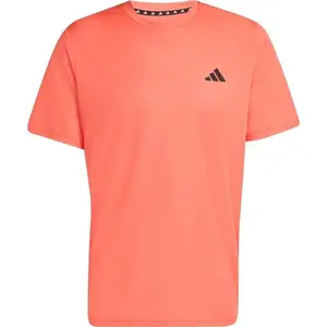 adidas TRAIN-ESSENTIALS BASE TEE Pánske športové tričko, oranžová, veľkosť