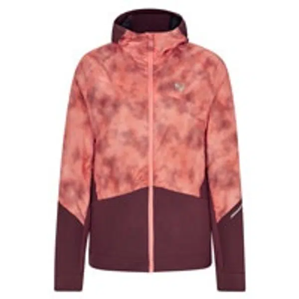 Ziener NAKIMA 40, pink stripe print Dámská softshell bunda