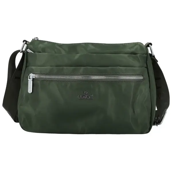 Dámska crossbody kabelka tmavo zelená - Coveri Oljana