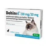Dehinel pro kočky 230 mg/20 mg 2 tablety