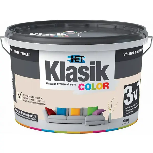 Het Klasik Color Béžový Pieskový 4kg