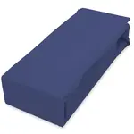 Plachta jersey s gumičkou 180x200 granátová