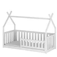 Posteľ Domček  Bodzio 80x160 biela